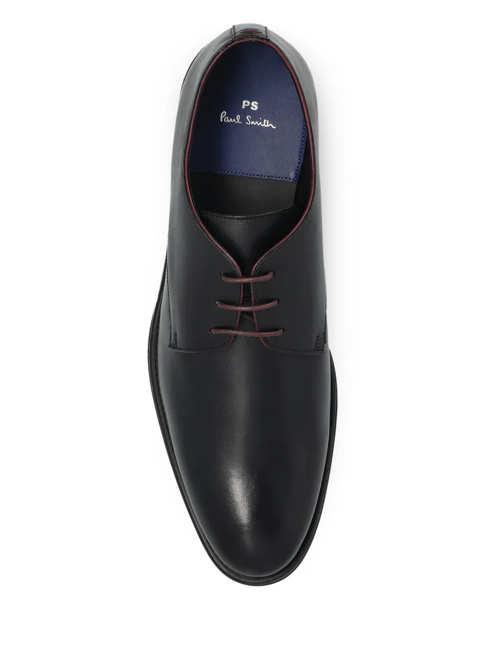 PS Paul Smith leather derby shoes Black