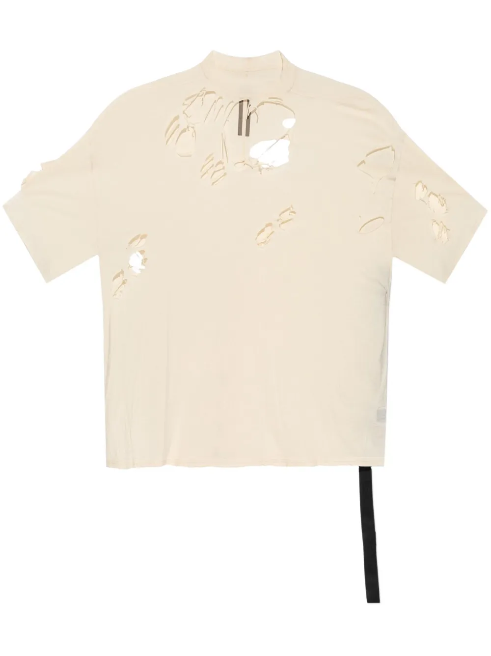 Rick Owens DRKSHDW playera con efecto envejecido | neutro | Image 1