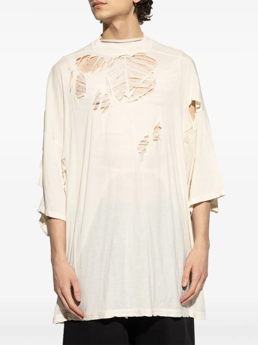 Rick Owens DRKSHDW Gerafeld T-shirt Beige