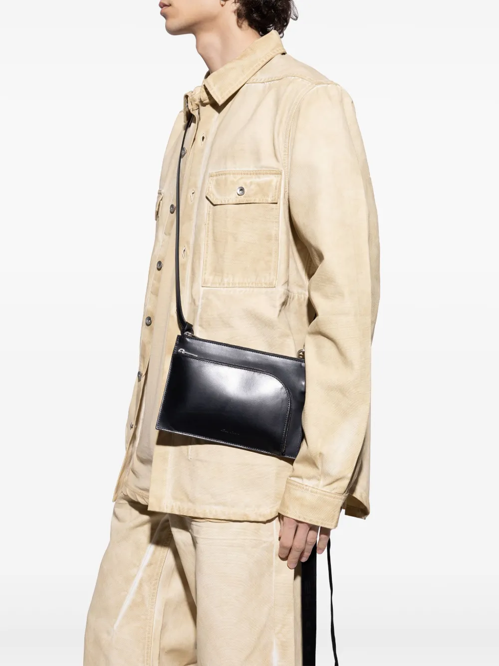 Rick Owens Club schoudertas Zwart