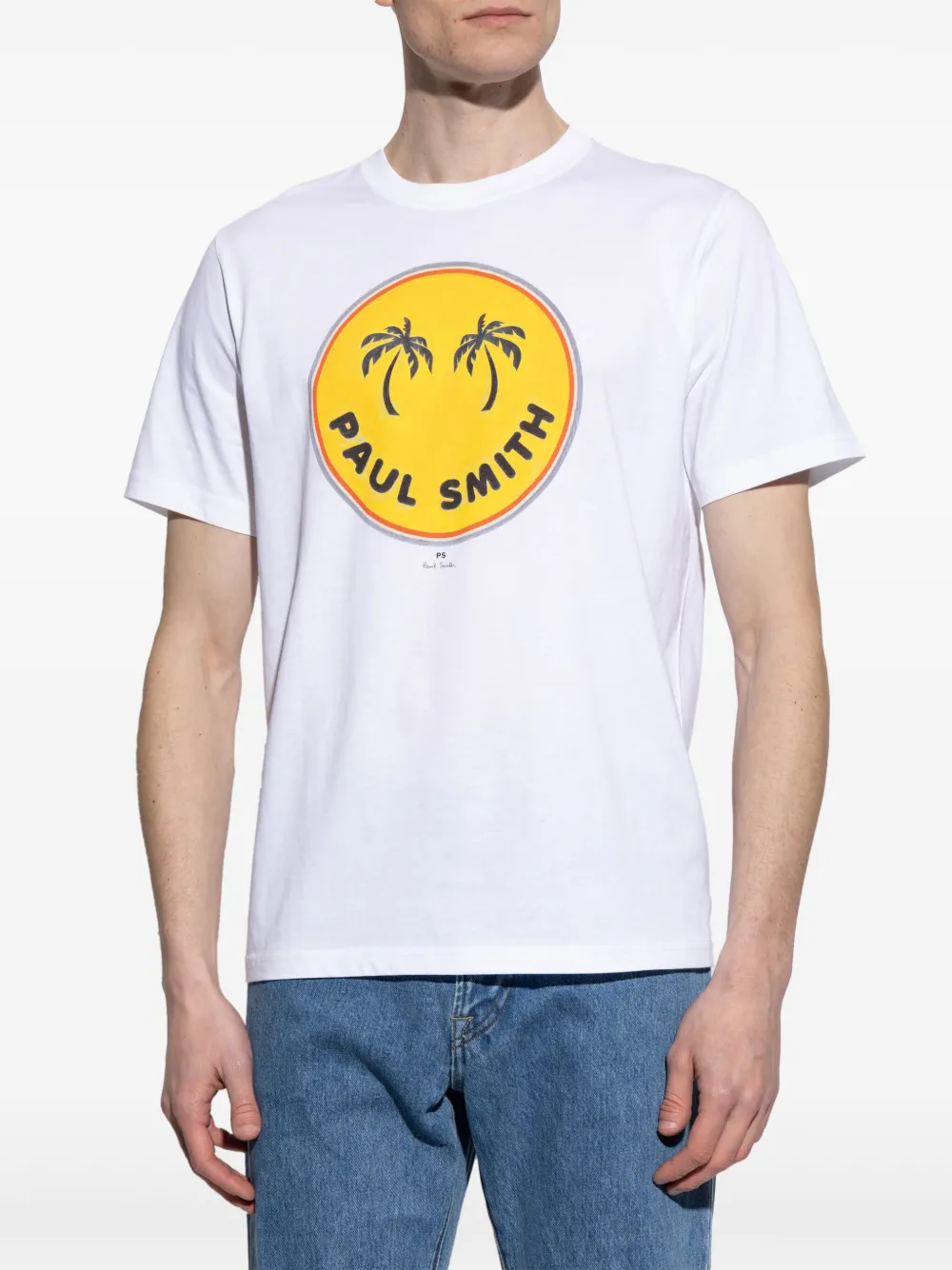 PS Paul Smith T-shirt met logoprint Wit