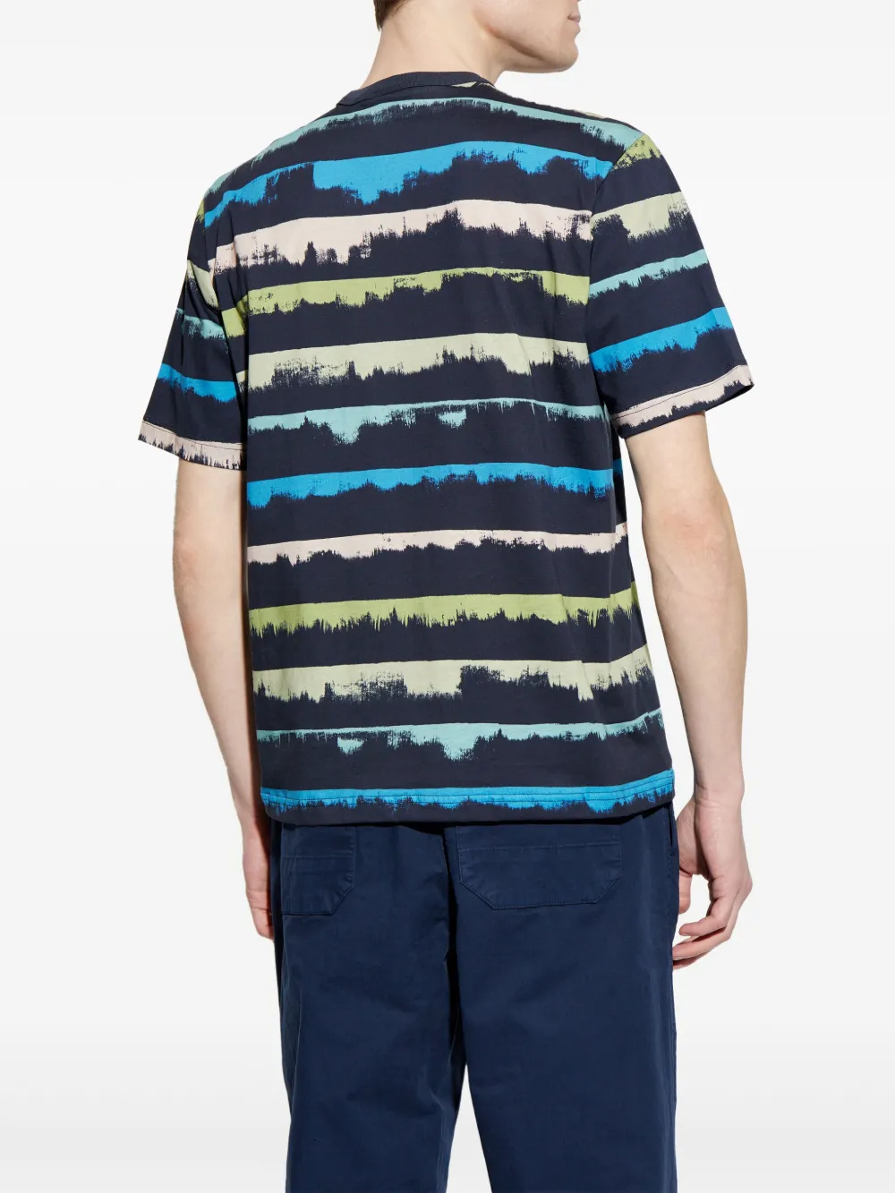 Shop Ps By Paul Smith Graphic-print T-shirt In Blau