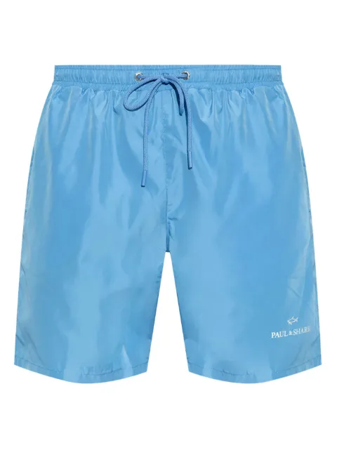 Paul & Shark shorts de playa con logo estampado