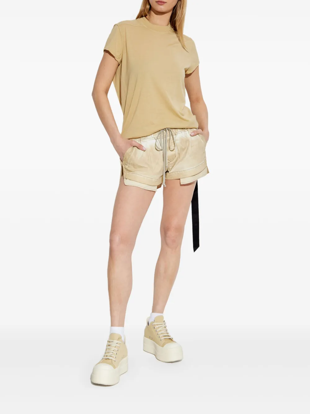 Rick Owens DRKSHDW Jersey T-shirt - Beige