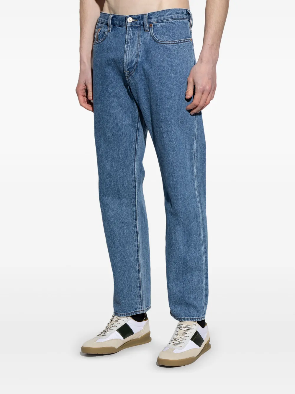 Shop Ps By Paul Smith Straight-leg Jeans In Blue
