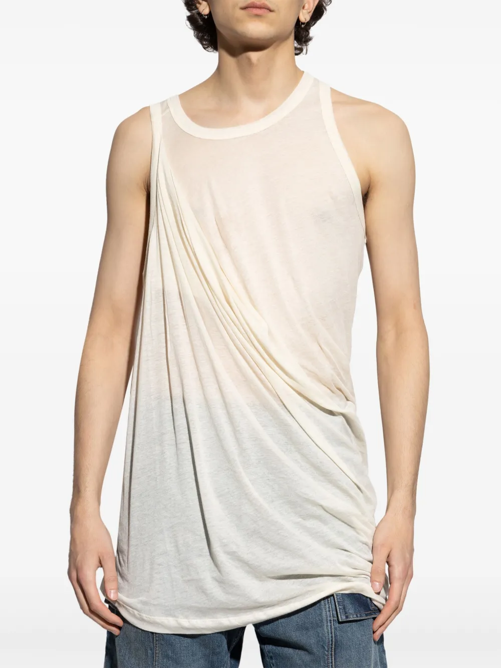 Rick Owens Anthem tanktop Beige