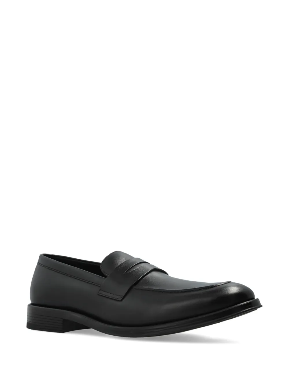 PS Paul Smith Leren loafers - Zwart