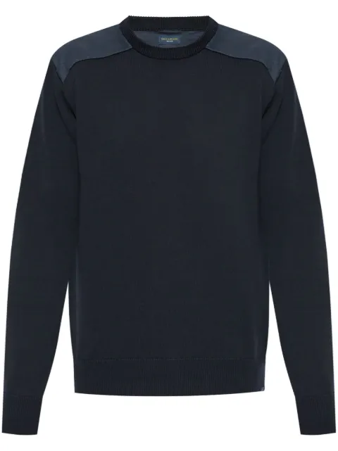 Paul & Shark logo-embroidered jumper