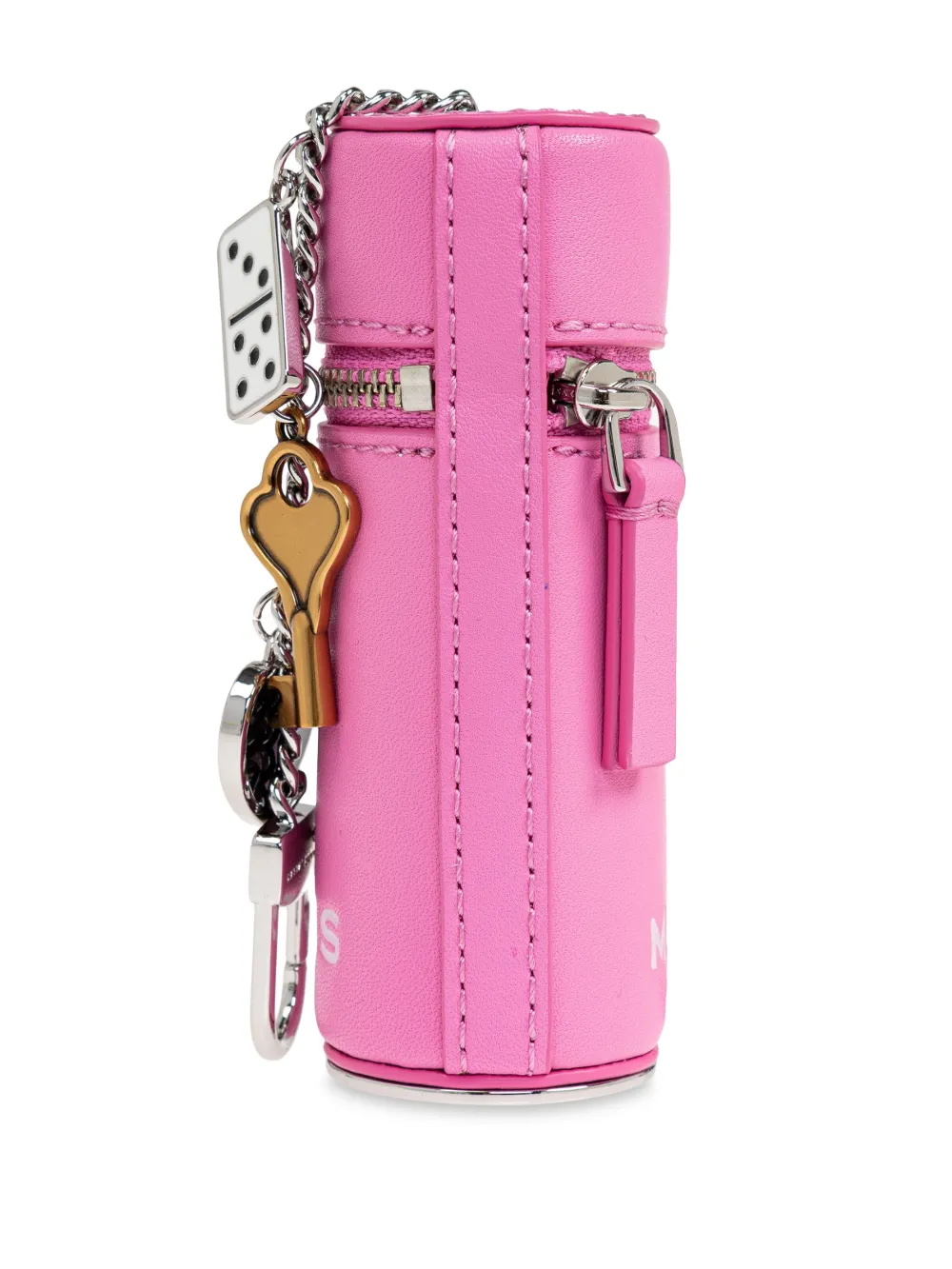 Marc Jacobs The Lipstick Case Charm Keychain In 粉色