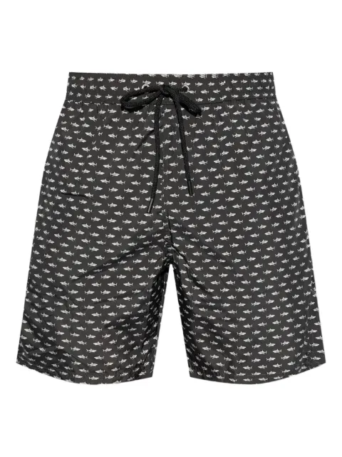 Paul & Shark shorts de playa con tiburones estampados