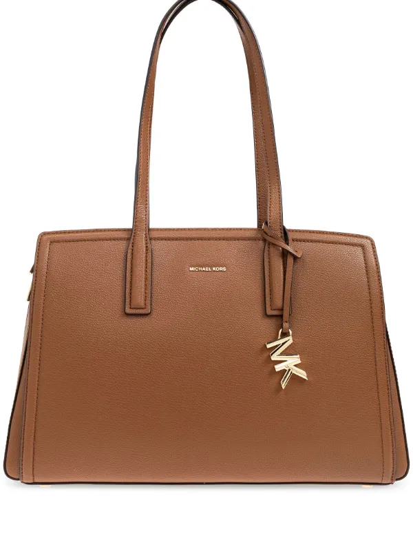 Michael Michael Kors Bolsa De Ombro Laila | Marrom | FARFETCH BR