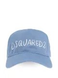 DSQUARED2 logo-embroidered cap - Blue