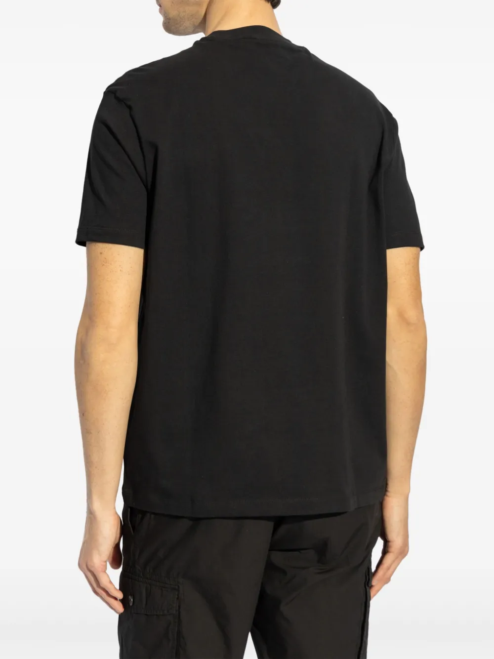 Paul & Shark T-shirt met geborduurd logo Zwart