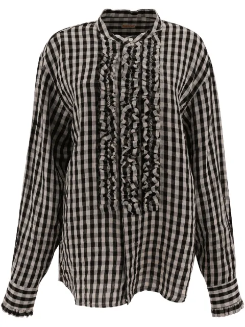 KAPITAL gingham-check shirt