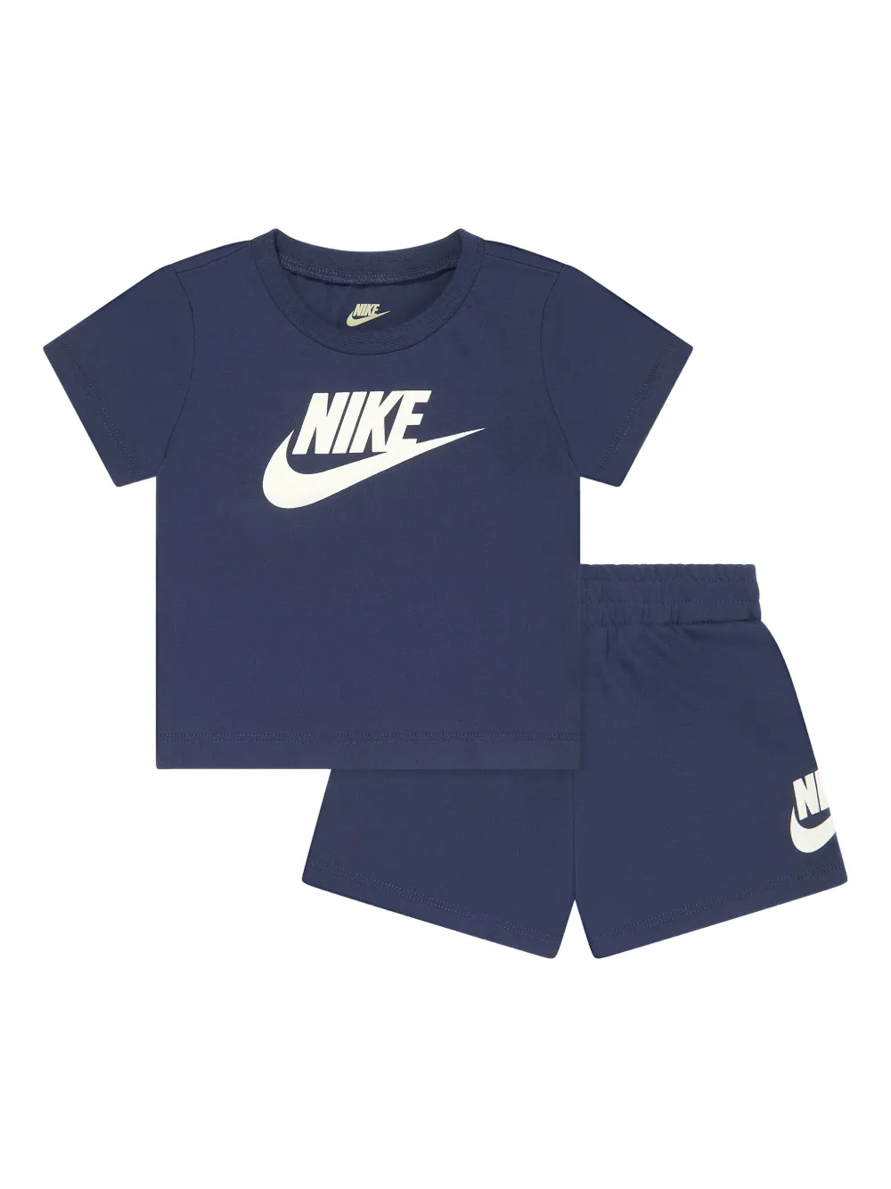 Nike Kids Shorts met logoprint Blauw