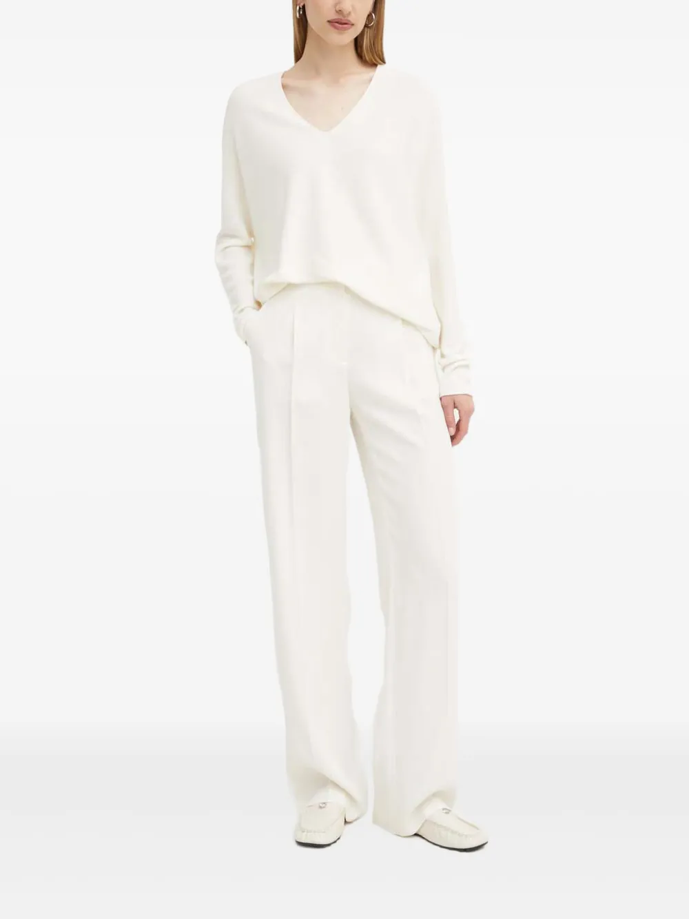 BOSS V-neck knit sweater | Knitted Sweaters | Image 2