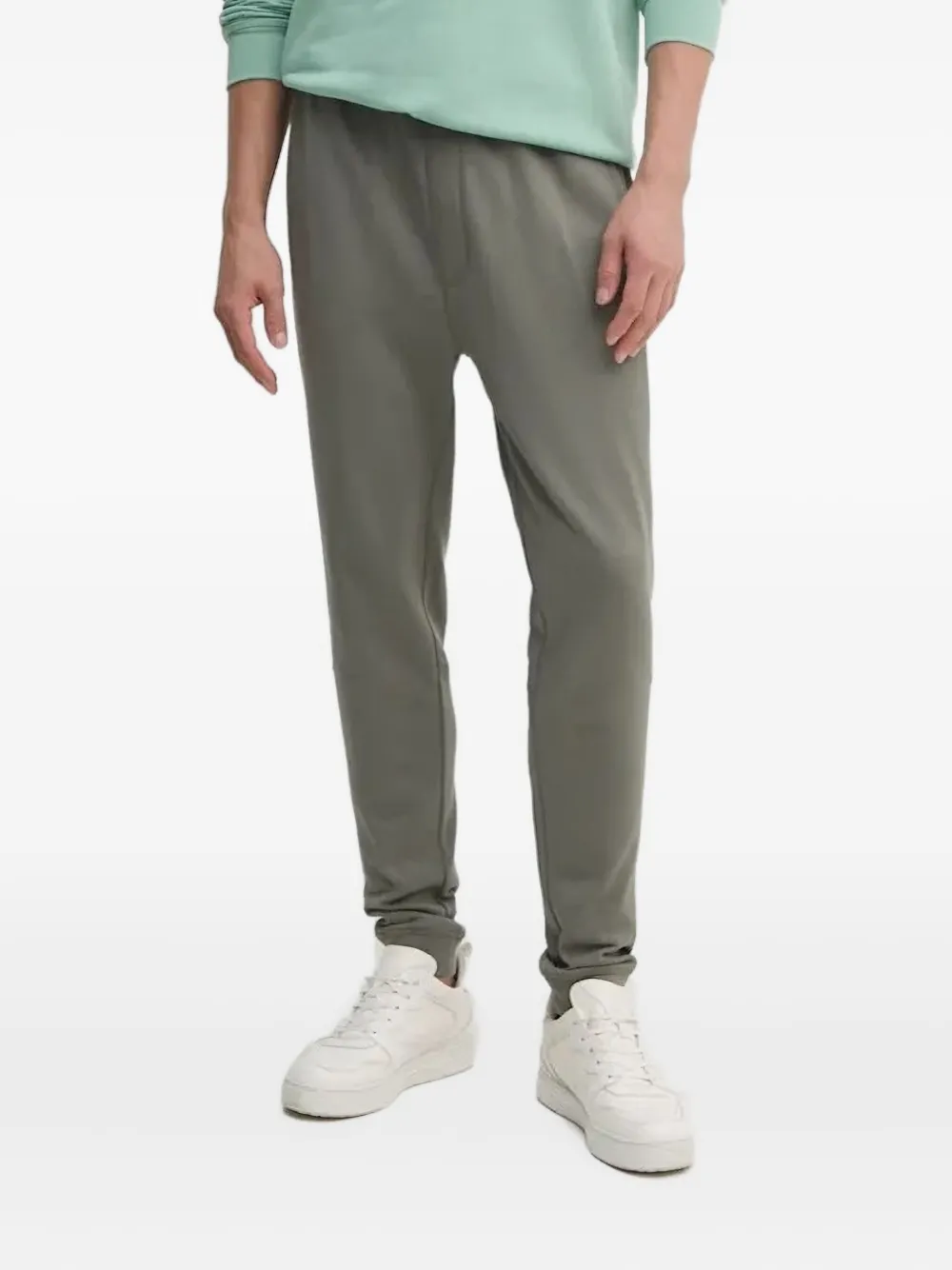 BOSS logo-patch track pants | Green | Image 1