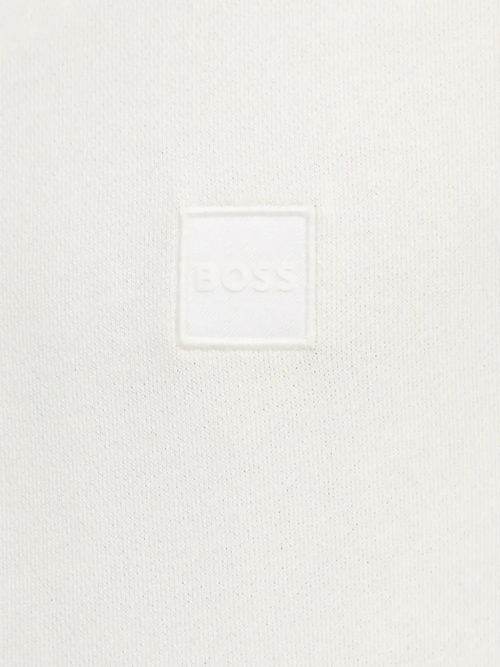 Hugo Boss Logo-detail Sweatshirt In White