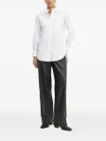 BOSS embroidered-pocket shirt - White