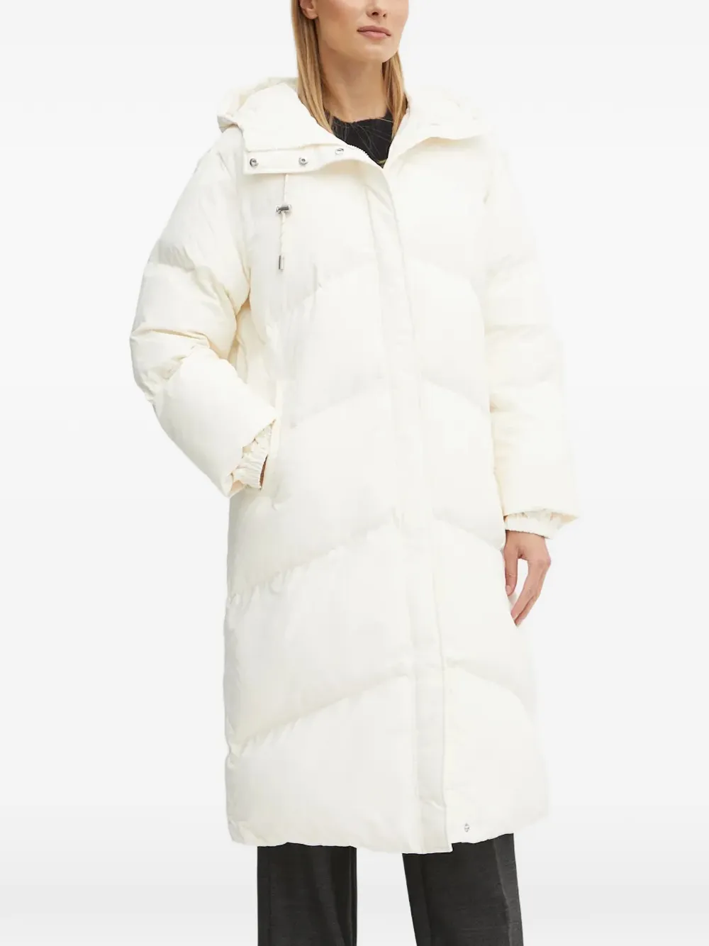 BOSS hooded puffer coat - Toni neutri