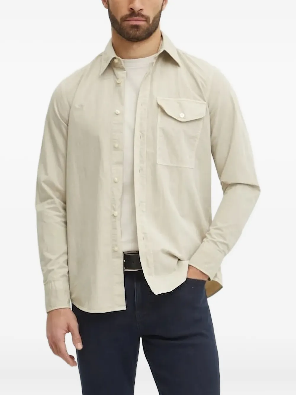 BOSS pocket button shirt | Neutrals | Image 1