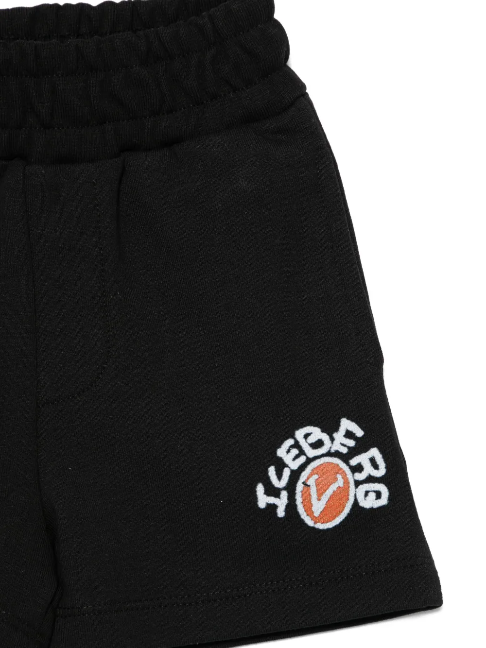 Shop Iceberg X Looney Tunes Cartoon-print Shorts In Black