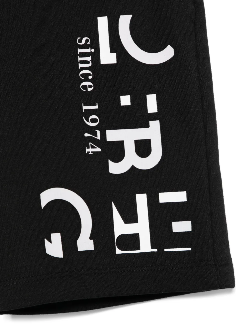 Iceberg Kids Shorts met logoprint Zwart