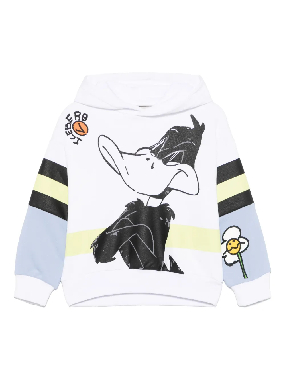 Iceberg Kids x Looney Tunes hoodie met cartoon-print Wit