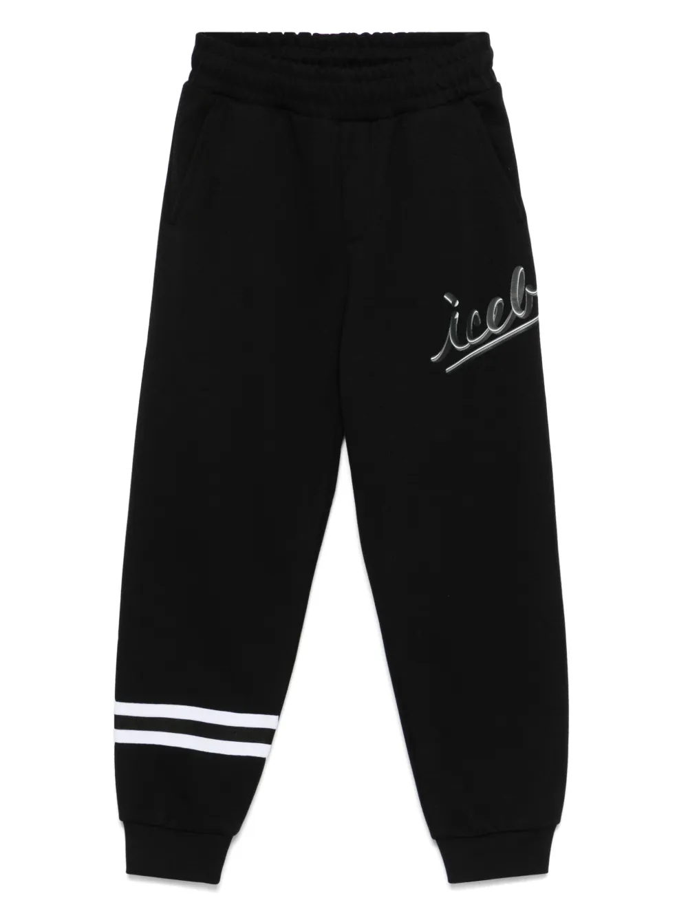 Iceberg Kids Trainingsbroek met logoprint Zwart