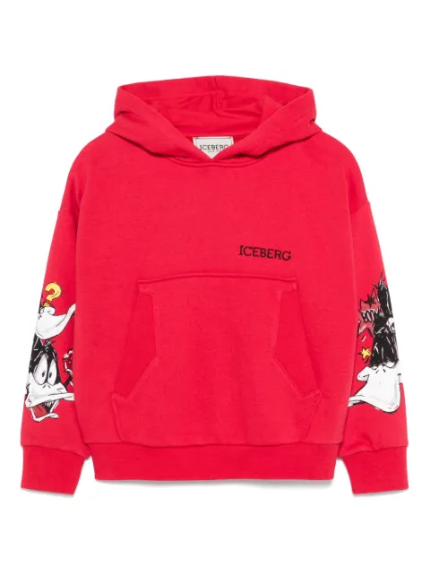 Iceberg Kids logo Looney Tunes-characters hoodie