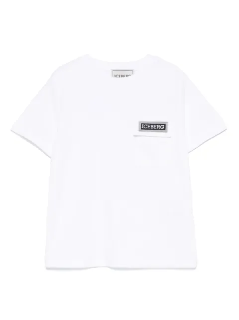 Iceberg Kids logo-patch T-shirt
