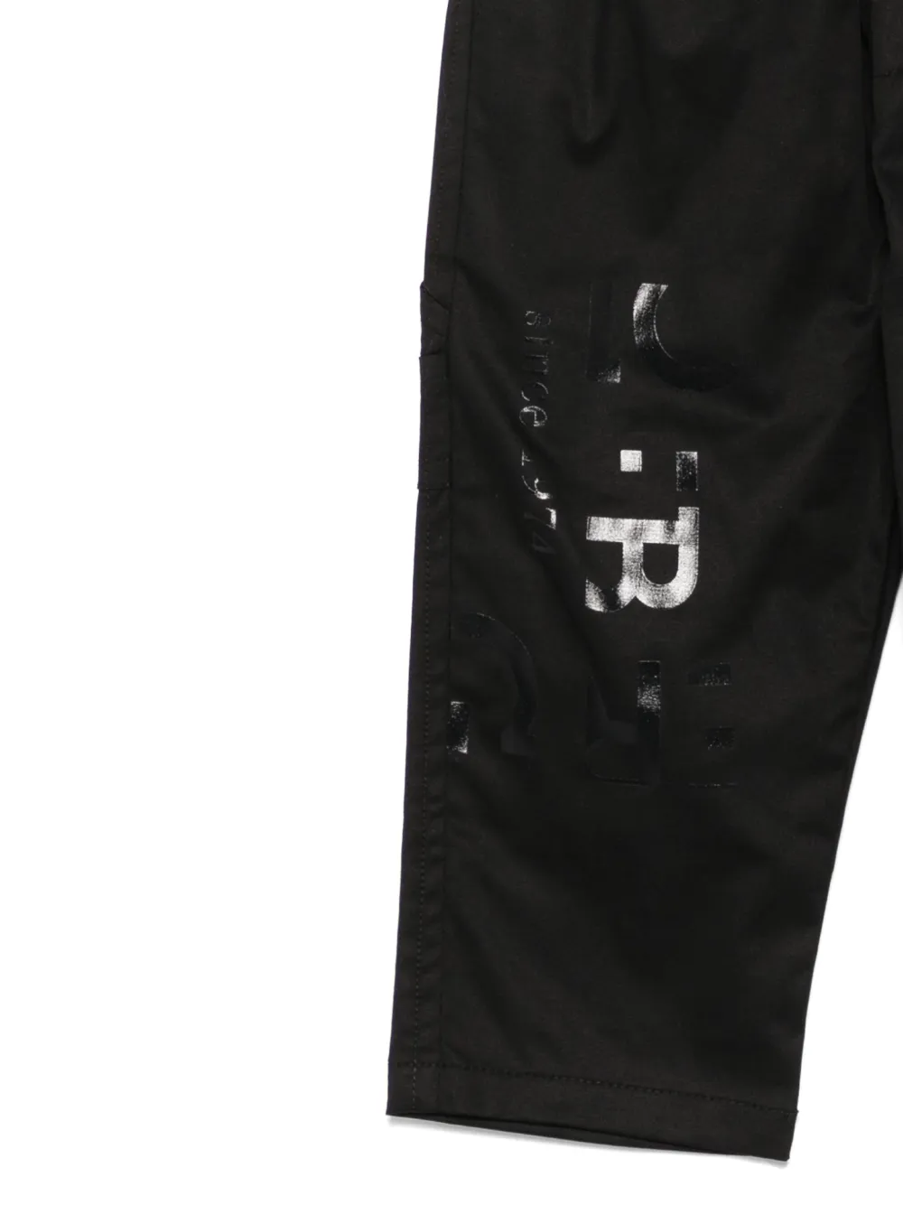 Iceberg Kids Broek met logoprint Zwart