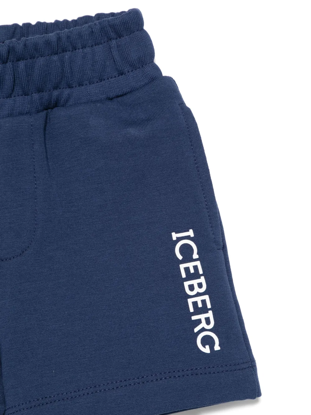 Shop Iceberg X Looney Tunes Cartoon-print Shorts In Blue