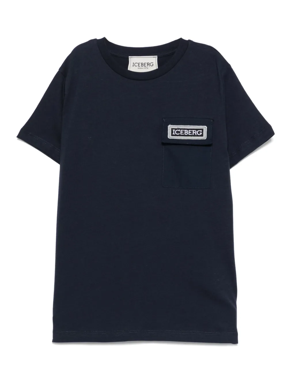 Iceberg Kids T-shirt met logo Blauw