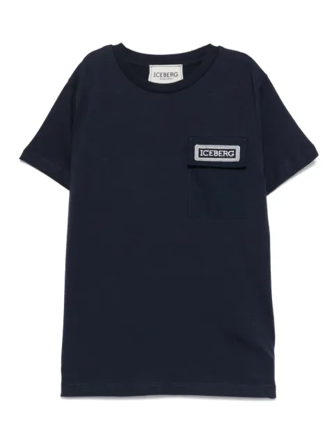 Iceberg Kids logo crew-neck T-shirt