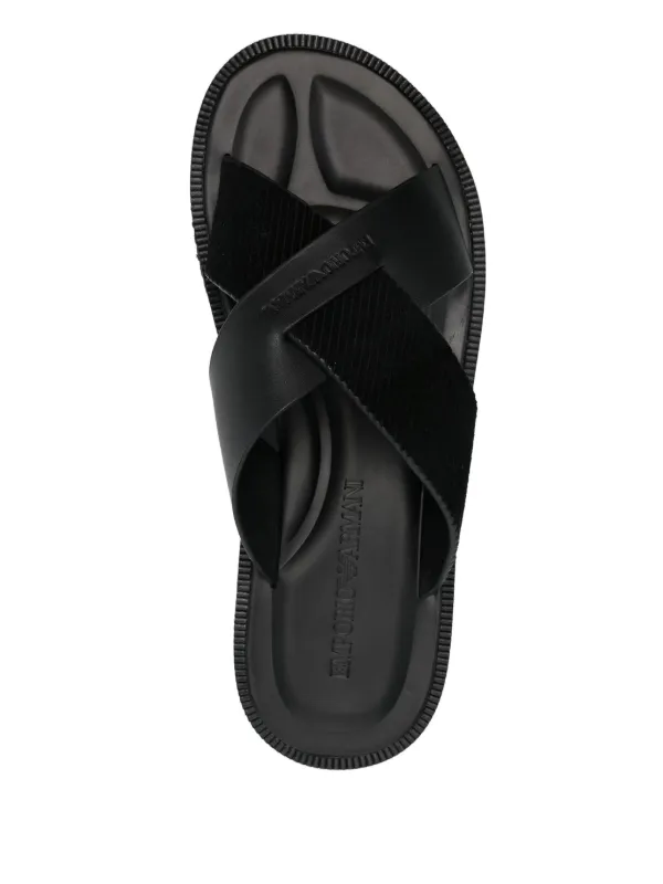 サンダル EMPORIO ARMANI Men Sandals Black X4P124XR340 K001 EMPORIO ARMANI: Shoes men - Black | Emporio Armani sandals
