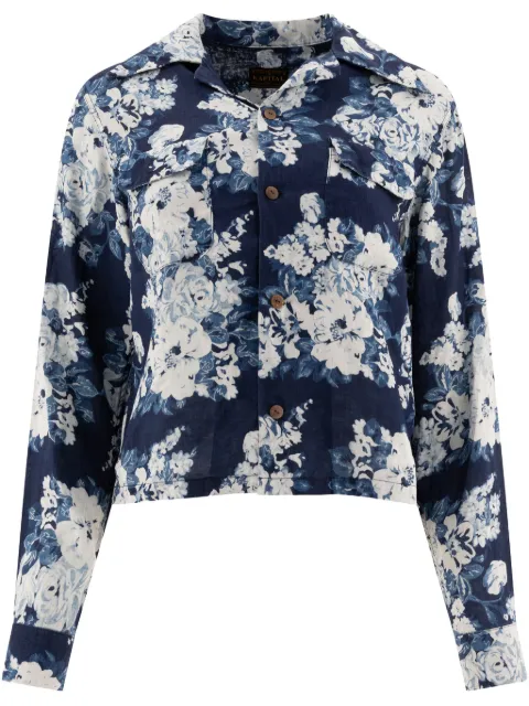 KAPITAL Champetre Discharge shirt