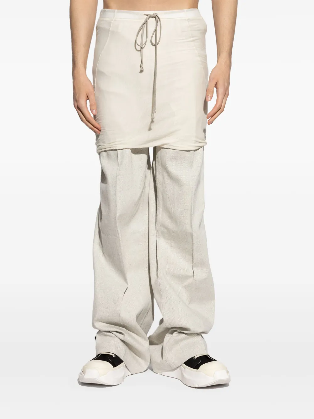 Rick Owens Katoenen shorts Beige