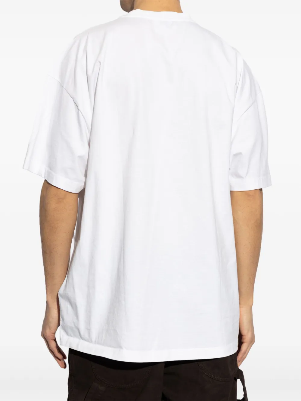 Off-White Katoenen T-shirt met grafische logoprint Wit