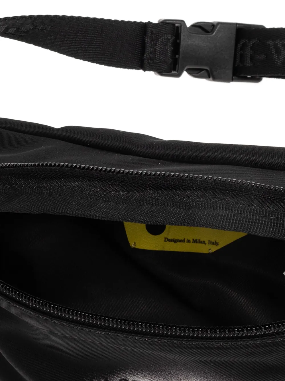 Off-White Kids Heuptas met logo en grafische print Zwart