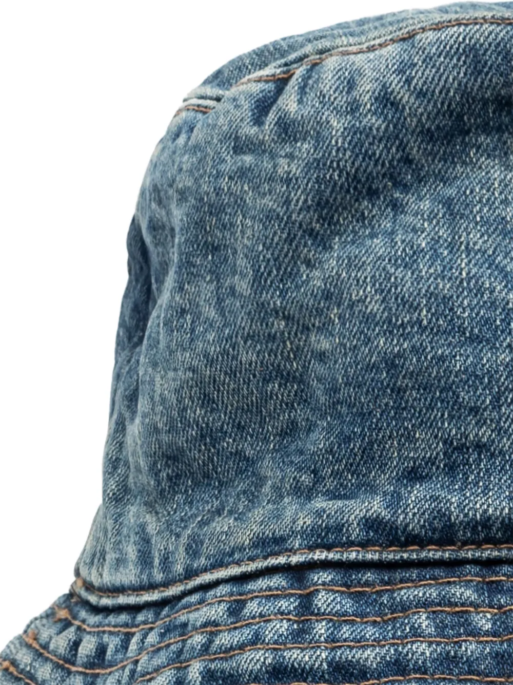 Shop Rick Owens Drkshdw Denim Bucket Hat In Blue