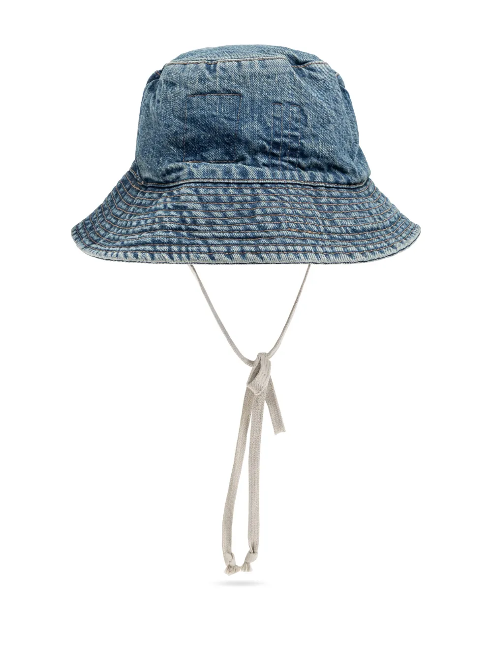 Shop Rick Owens Drkshdw Denim Bucket Hat In Blue