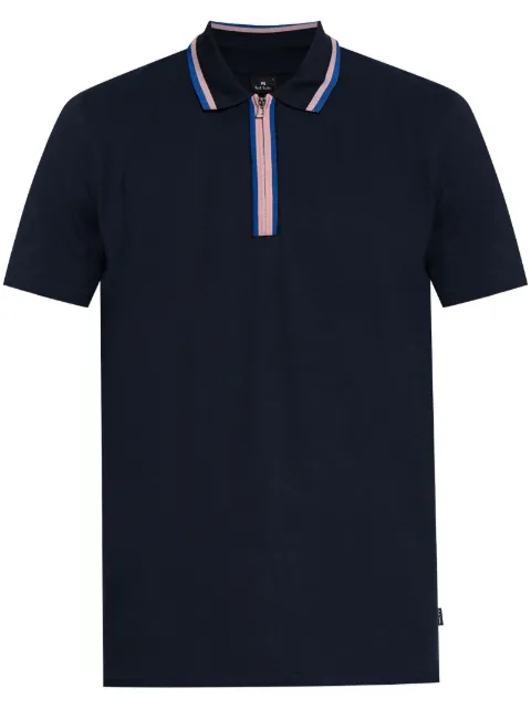 PS Paul Smith playera tipo polo con ribete de rayas