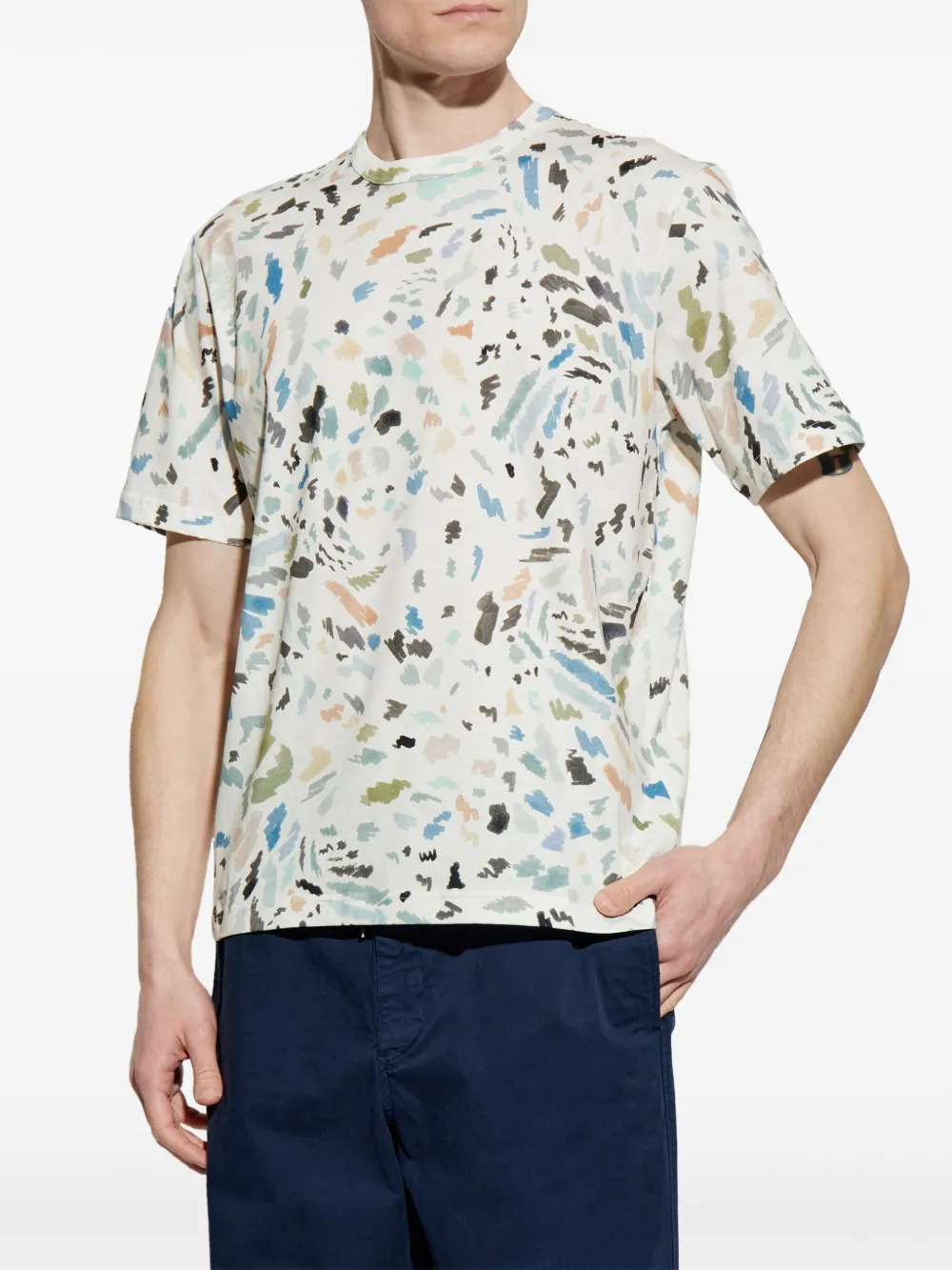 PS Paul Smith T-shirt met print Wit