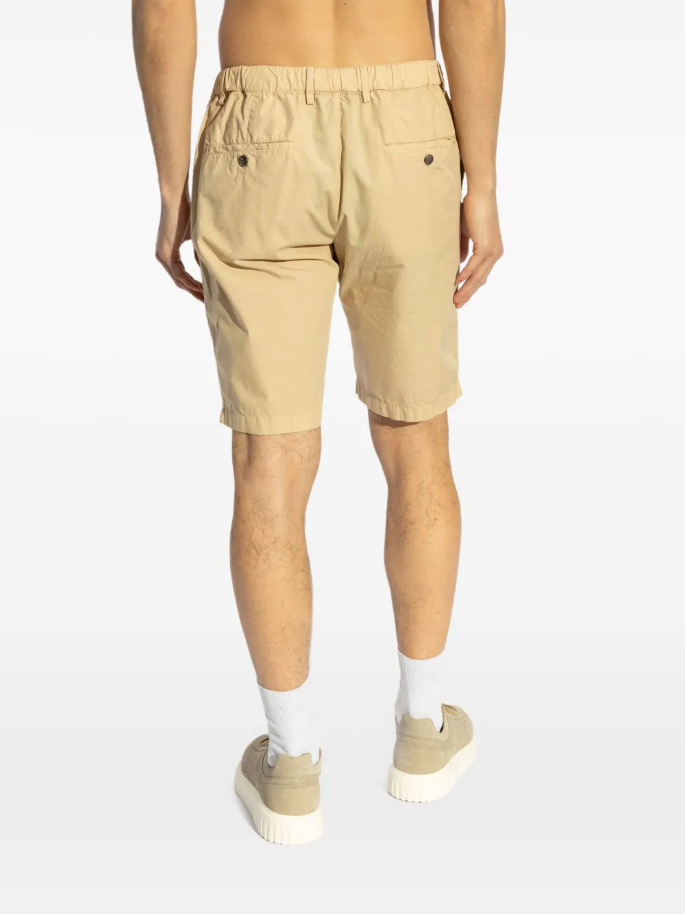 Shop Paul & Shark Charm-detail Chino Shorts In Neutrals