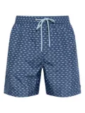 Paul & Shark shark-print swim shorts - Blue