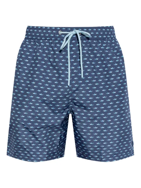 Paul & Shark shark-print swim shorts