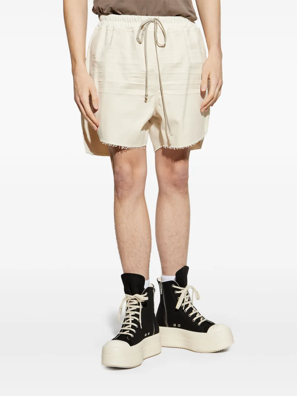 Rick Owens Shorts met split Beige