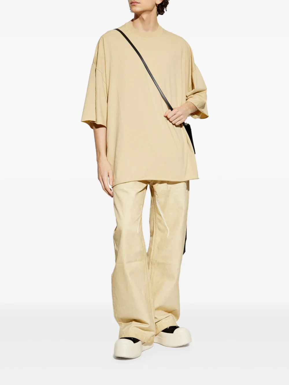 Rick Owens DRKSHDW Ruimvallend T-shirt - Beige