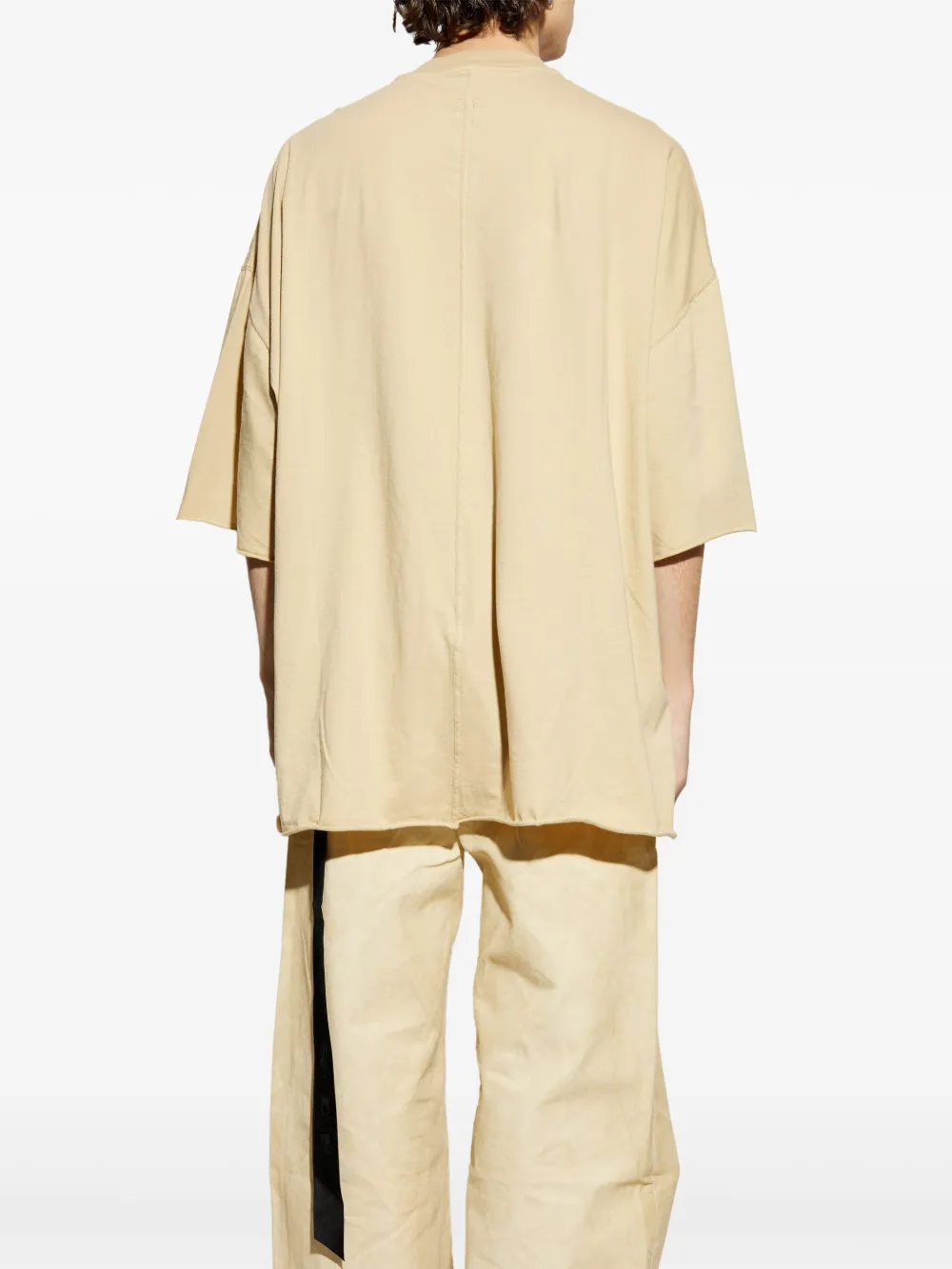 Rick Owens DRKSHDW Ruimvallend T-shirt Beige